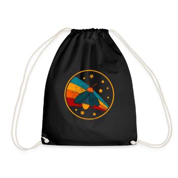 lucioles d’été pour l’entomologiste - Sac de sport léger - noir - Devant