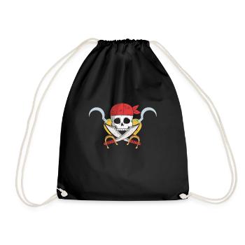 Pirat - Sac de sport léger - noir - Devant