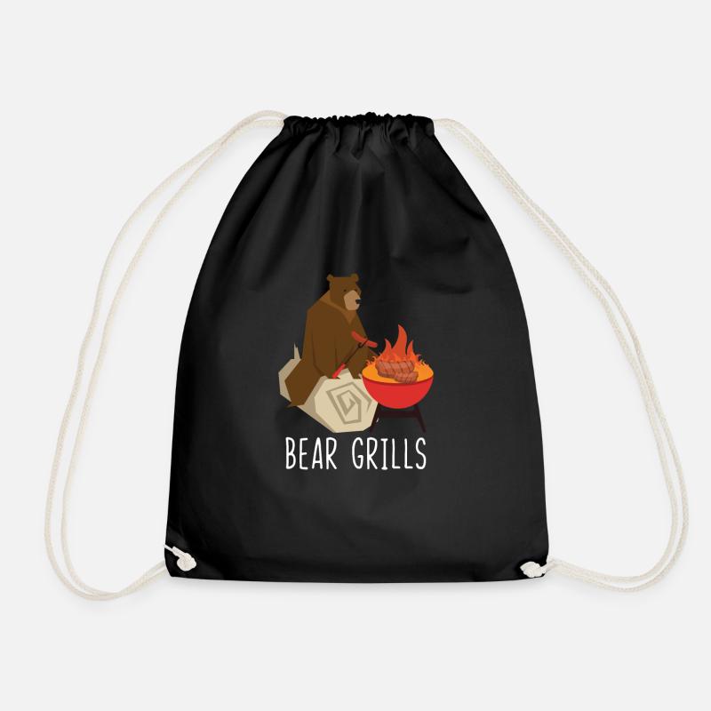 Bear Grills - Turnbeutel - Schwarz
