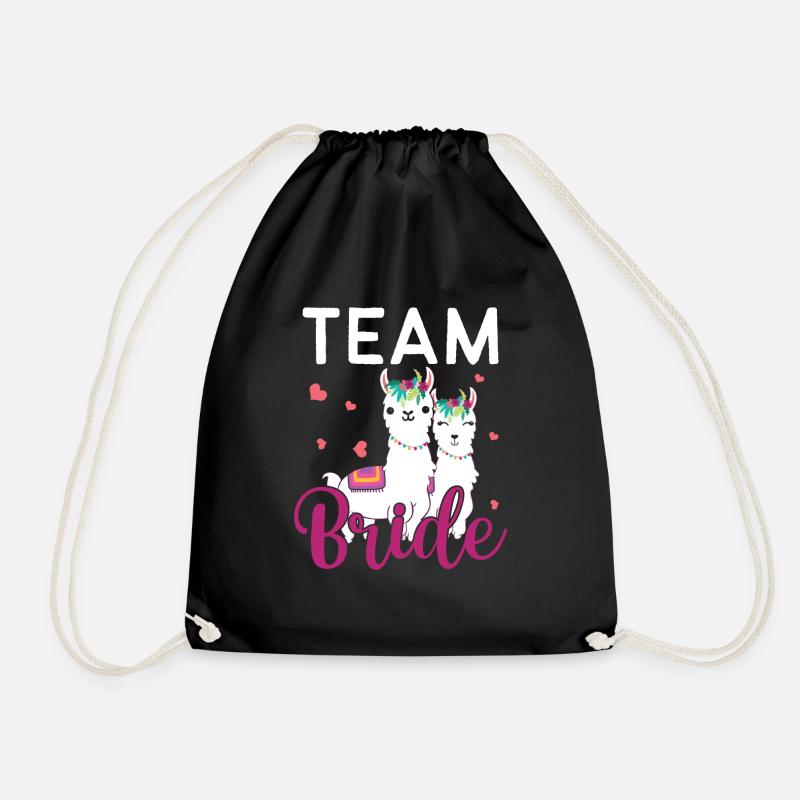 Team Bride - JGA Junggesellenabschied Bride - Turnbeutel - Schwarz