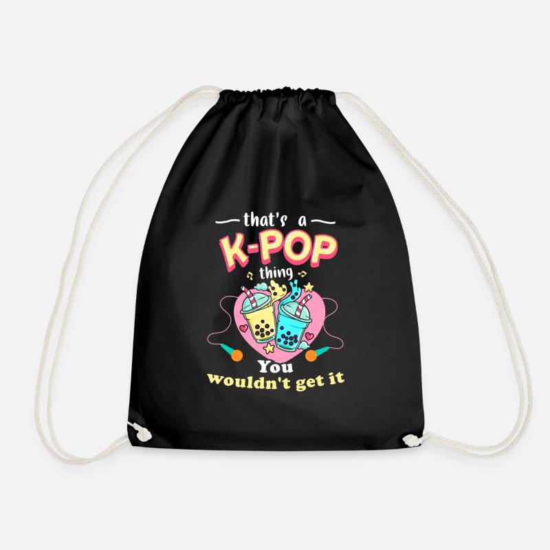 K-Pop - Sac de sport léger - noir
