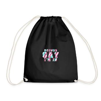 Il y a un nom de gay - Sac de sport léger - noir - Devant