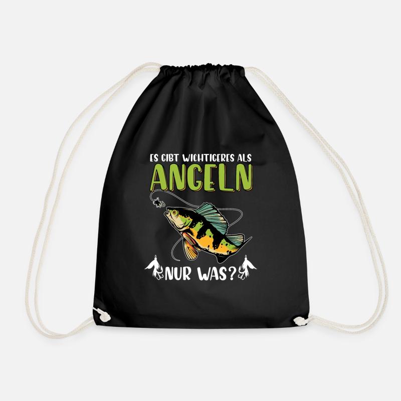 Angeln - Turnbeutel - Schwarz