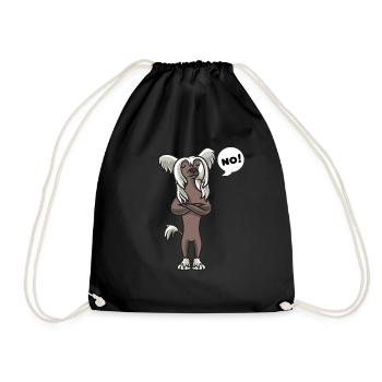 Muet de chinois - Sac de sport léger - noir - Devant