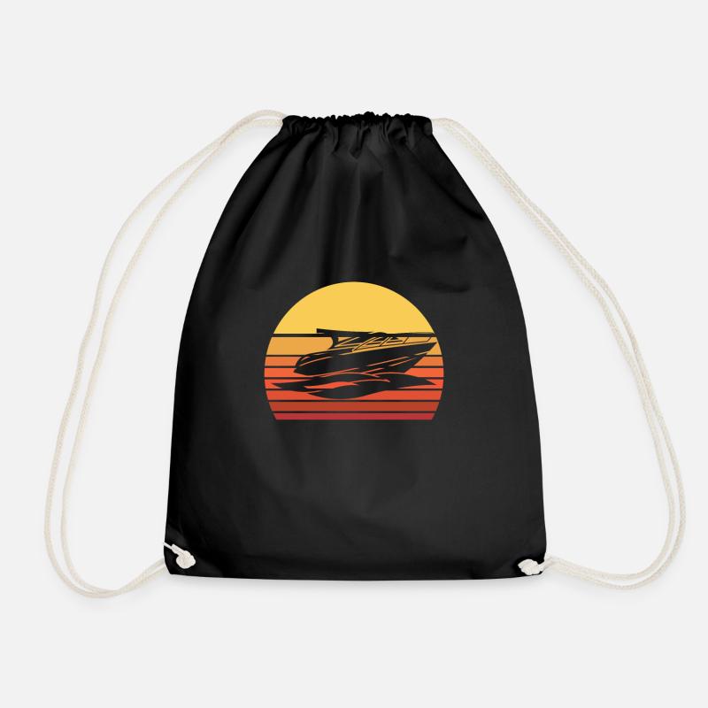 Bateau bateau bateau bateau bateau - Sac de sport léger - noir