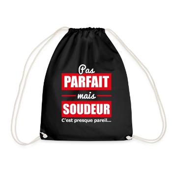 pas parfait mais soudeur soudure métier - Sac de sport léger - noir - Devant