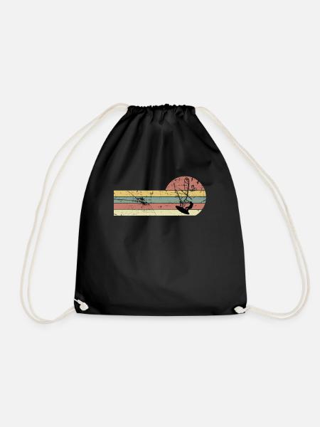 Windsurfing Windsurfers - Drawstring Bag - black