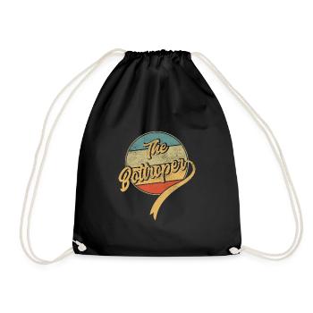 The Bottroper - Turnbeutel - Schwarz - Vorne