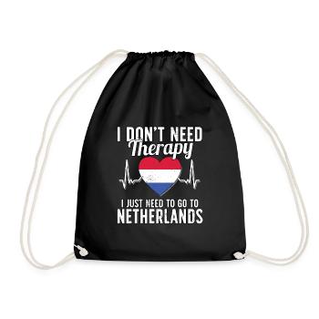 Netherlands flag I Dutch Souvenirs - Sac de sport léger - noir - Devant