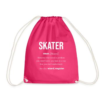 Skateboard - Sac de sport léger - fuchsia - Devant