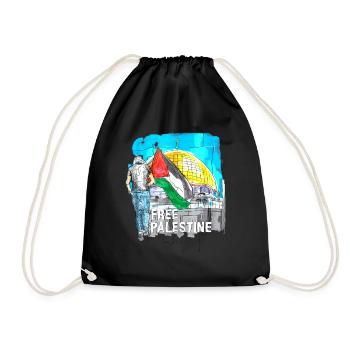 Palestine Liberté libre Liberté Gaza - Sac de sport léger - noir - Devant