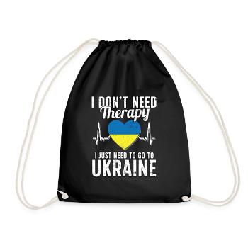 Ukraine flag I Ukrainian Souvenirs - Sac de sport léger - noir - Devant