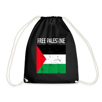 Palestine Liberté libre Liberté Gaza - Sac de sport léger - noir - Devant