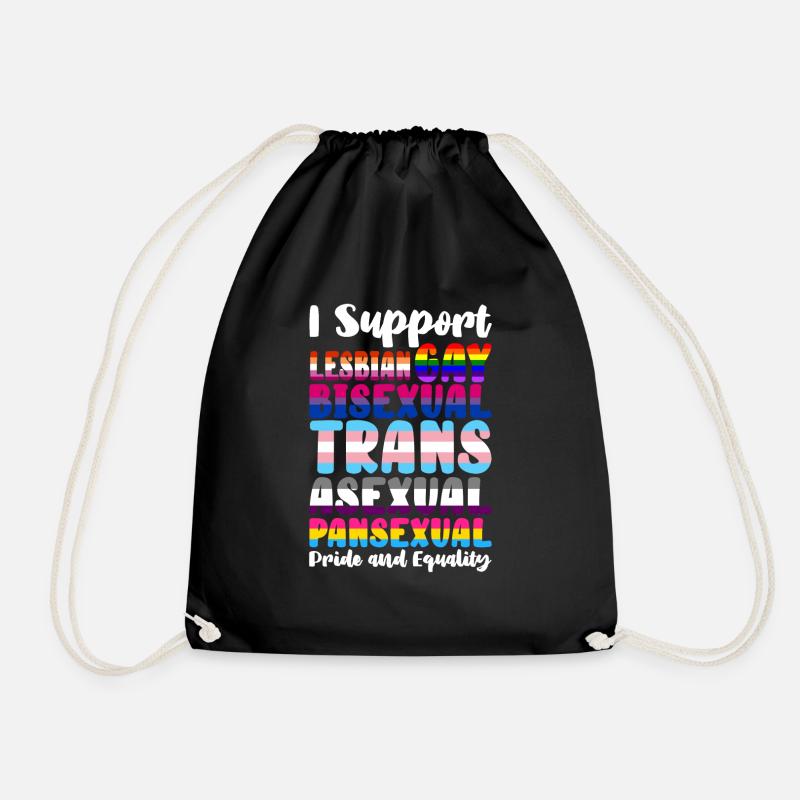 LGBT - Turnbeutel - Schwarz