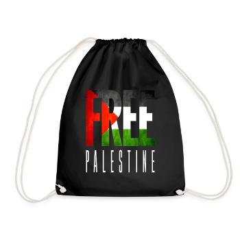 Palestine Liberté libre Liberté Gaza - Sac de sport léger - noir - Devant