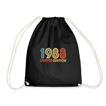 Limited Edition 1988 - Turnbeutel - Schwarz - Vorne