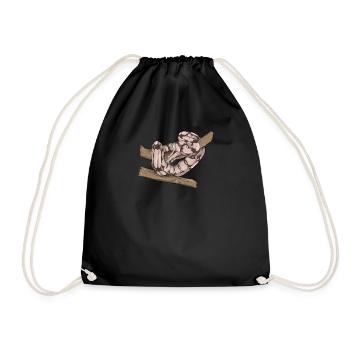Boa Constrictor I Abgottschlange motif pour - Sac de sport léger - noir - Devant