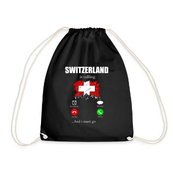 Suisse - Sac de sport léger - noir - Devant