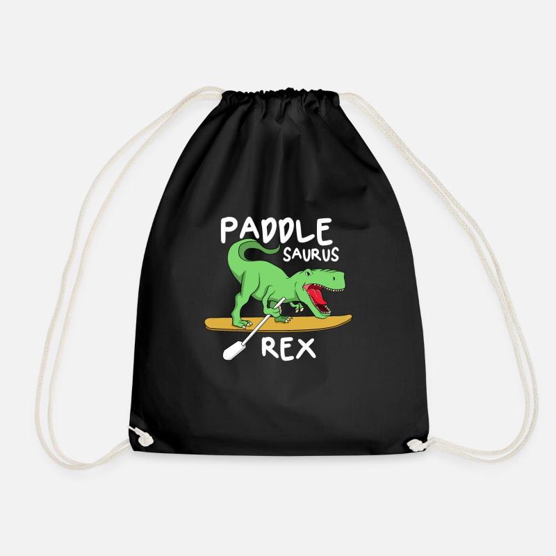 Paddle Saurus Rex SUP Dino Paddle Boarding Stand - Turnbeutel - Schwarz