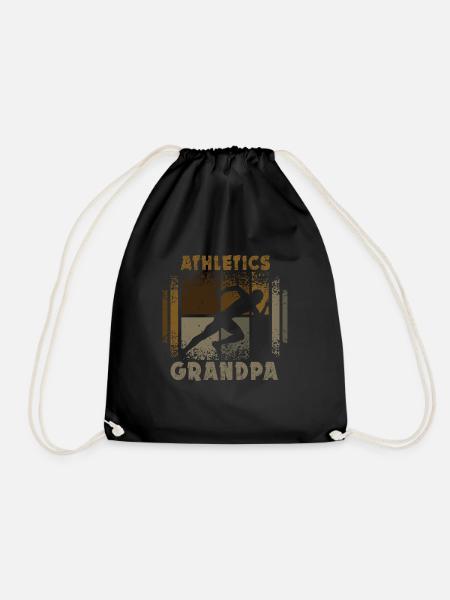 Athletics Grandpa - Turnbeutel - Schwarz