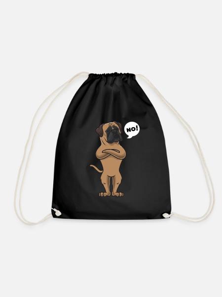 Bullmastiff Hund - Turnbeutel - Schwarz