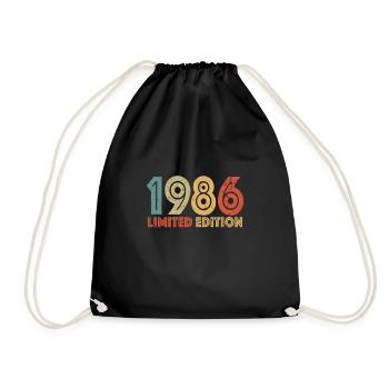 Limited Edition 1986 - Turnbeutel - Schwarz - Vorne