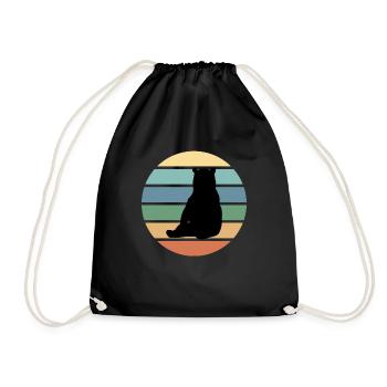 Ours Sauvage Ours brun - Sac de sport léger - noir - Devant