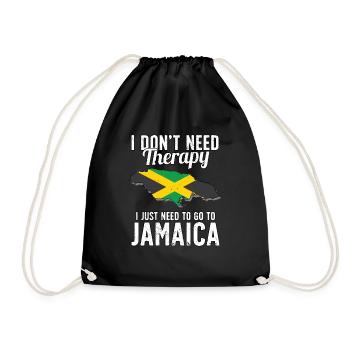 Jamaica flag I Jamaican Souvenirs - Sac de sport léger - noir - Devant