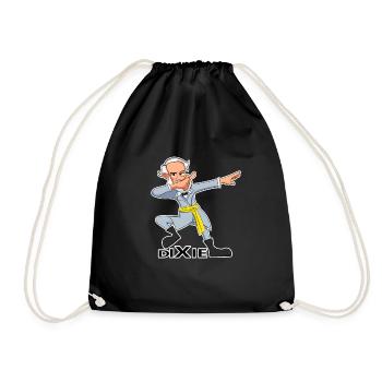 USA Civil War General Lee Dixie Dancing - Drawstring Bag - black - Front