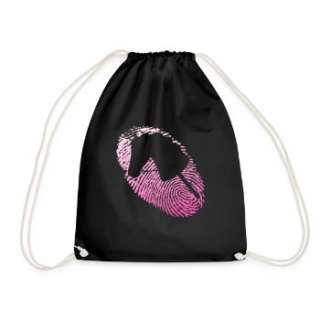 Hobby Horse - Turnbeutel - Schwarz - Vorne