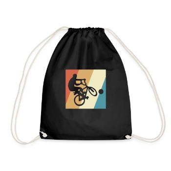 Radball Sport Bike - Drawstring Bag - black - Front