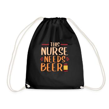 Infirmière hôpital infirmier infirmiere-soignante cadeau - Sac de sport léger - noir - Devant