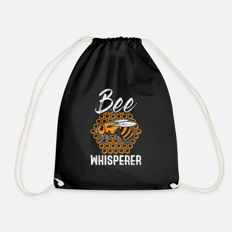 Bienen Flüsterer - Turnbeutel - Schwarz