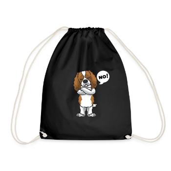 Stuer Cavalier King Charles Spaniel - Sac de sport léger - noir - Devant