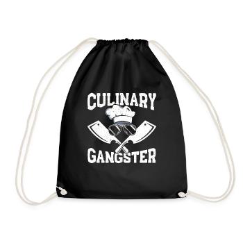 Culinary Gangsters Cooking Master Chef Chef - Drawstring Bag - black - Front