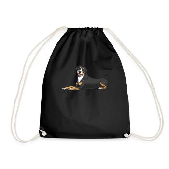 Entlebucher Sennenhund Hund - Sac de sport léger - noir - Devant