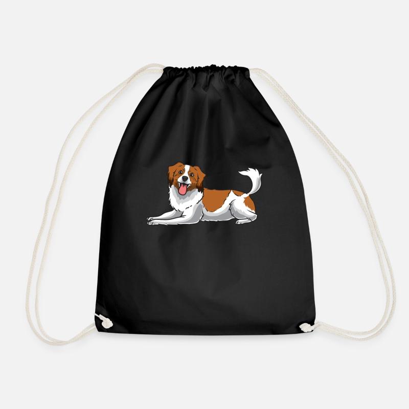 Nederlandse Kooikerhondje - Turnbeutel - Schwarz