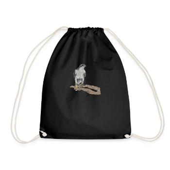 Faucon I chasseur chasseur de chasse de beirsion motif pour - Sac de sport léger - noir - Devant