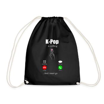 K-Pop - Sac de sport léger - noir - Devant