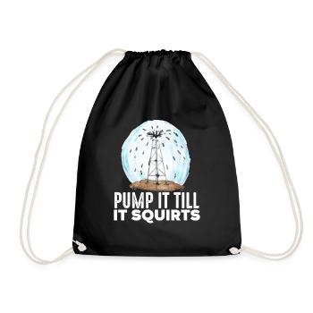Oilfield Worker Drilling Roughneck - Sac de sport léger - noir - Devant