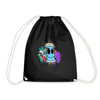 Spray Canister Graffiti Artist - Sac de sport léger - noir - Devant