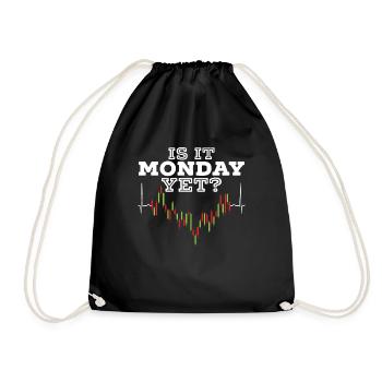 C’est déjà lundi Trader Trader - Sac de sport léger - noir - Devant