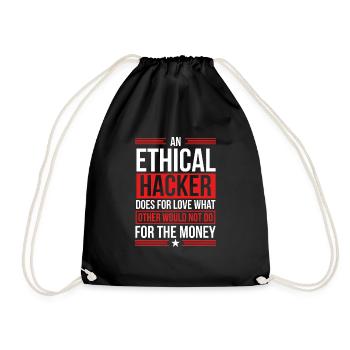 Ethical Hacking Cybersecurity Security Hacker - Sac de sport léger - noir - Devant