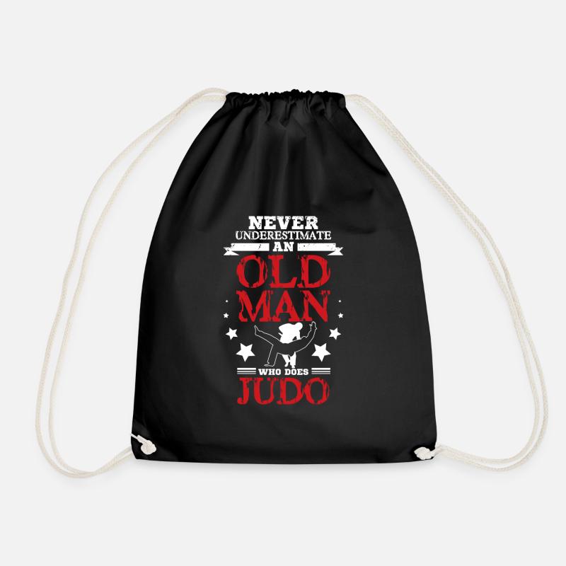 Judo Old man - Turnbeutel - Schwarz