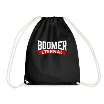 Boomer Ewige Generation Z Millennial Gen Z - Turnbeutel - Schwarz - Vorne