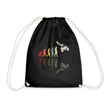 Quad Evolution ATV Motorsport Offroad Bike Quad - Drawstring Bag - black - Front