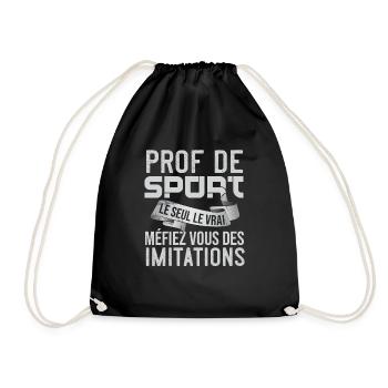 Prof De Sport Le Seul Le Vrai Cadeau Professeur - Sac de sport léger - noir - Devant