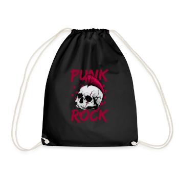 Punk Rock - Turnbeutel - Schwarz - Vorne