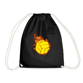 Feu Volley-ball - Sac de sport léger - noir - Devant