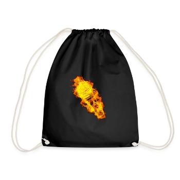 Chanteur de feu micro - Sac de sport léger - noir - Devant